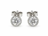Ohrringe Idee Preziose dal 1987 Dame in Weißgold Zircone IP.OK18B/228